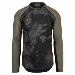 AGU - Cykeltrøje Med Lange ærmer - Loose Fit - MTB - Army Grøn - Str. M