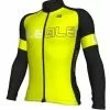 ALE Alé Langærmet Jersey Solid Block Vinter Herre - Gul/Sort -Assos Salg Ale Langaermet Jersey Solid Block Vinter Herre GulSort