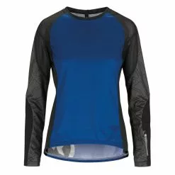 Assos Trail Womens Jersey - Dame MTB Cykeltrøje Med Lange ærmer - Blå - Str. L