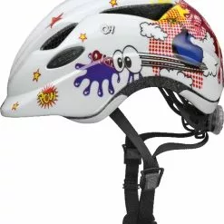 Cykelhjelm Abus Anuky - White Comic