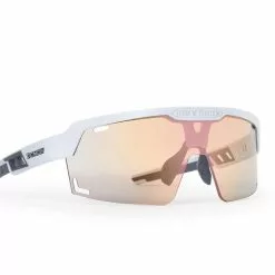 Demon Occhiali Demon Speed Vent DCHROM Cykelbrille - Mirror Gold Red - Mat Hvid