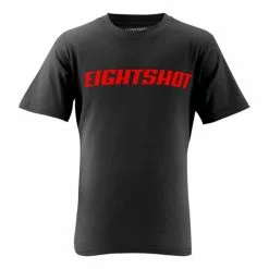 Eightshot - T-Shirt Til Børn - Sort - Str. 128