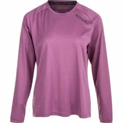 Endurance Jannie - Cykel/MTB Trøje M. Lange ærmer - Dame - Argyle Purple - Str. 36/S