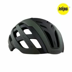 Lazer Century MIPS - Cykelhjelm Road Med Lys - Str. 58-61 Cm - Mat Mørkegrøn