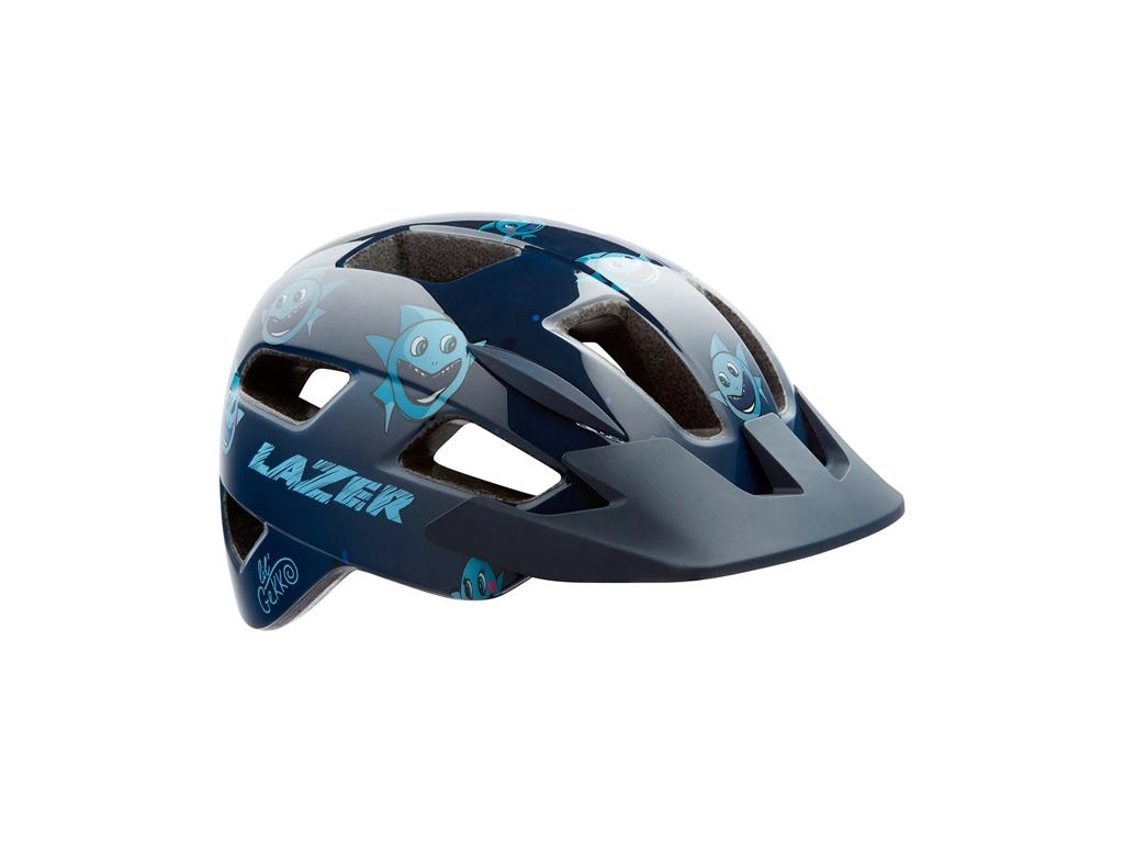 Lazer Lil Gekko - Cykelhjelm Barn - Str. 46-50 Cm - Sharky 3 Lazer Lil Gekko - Cykelhjelm Barn - Str. 46-50 Cm - Sharky