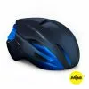 MET Manta Mips - Aero Cykelhjelm - Blue Metallic/Mat - Str. 52-56 Cm -Assos Salg MET Manta Mips Aero Cykelhjelm Blue MetallicMat Str. 52 56 cm