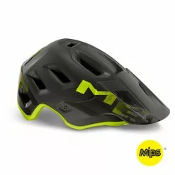 MET Roam Mips - MTB Cykelhjelm - Mat Camo Lime Grøn/Sort - Str. 52-56 Cm