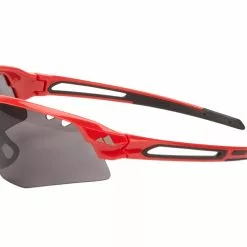 On Gear Ongear Veleta - Cykelbrille Med PC Smoke Linse - Mat Rød