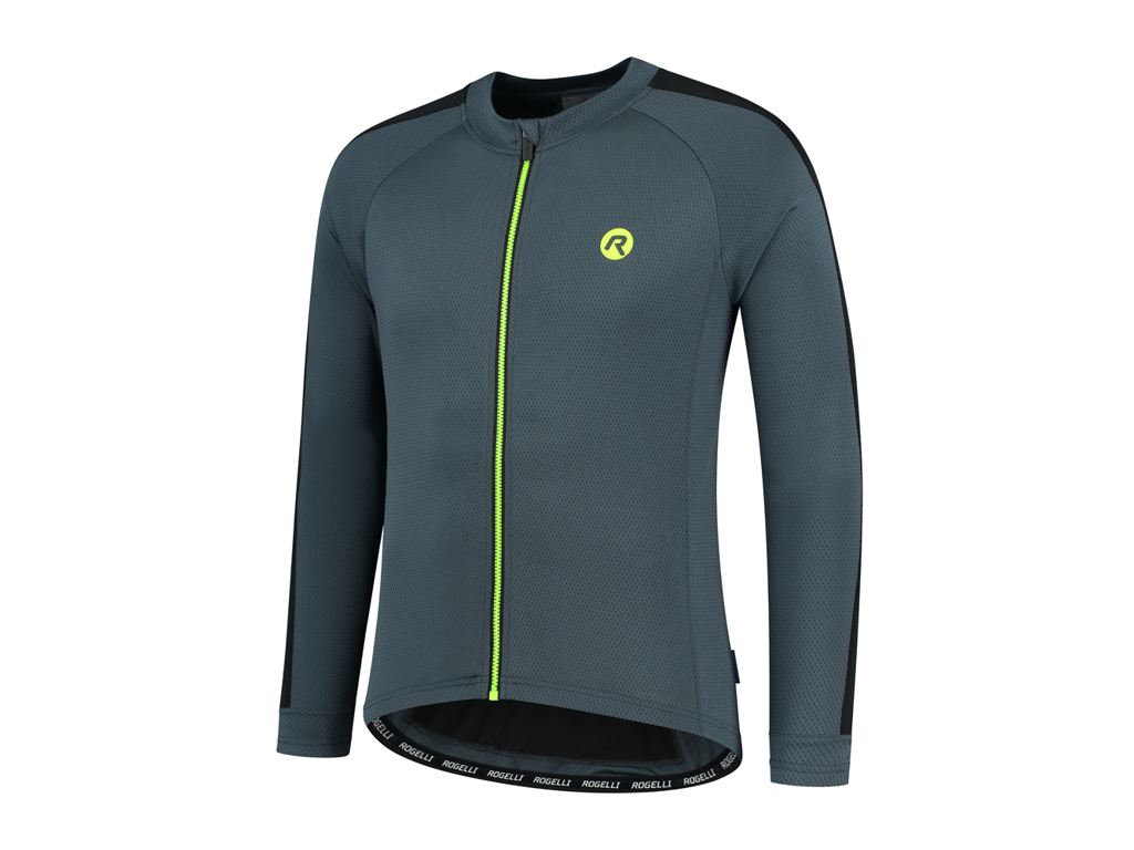 Rogelli Explore - Cykeltrøje - Lange ærmer - Grå Sort Gul - Str. S 3 Rogelli Explore - Cykeltrøje - Lange ærmer - Grå Sort Gul - Str. S