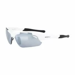 Rogelli Raptor - Cykelbrille - TR-90 - Smoke Linser - Hvid
