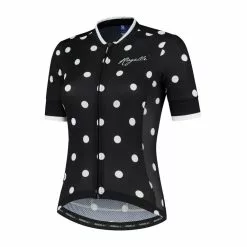 Rogelli Sprinkle - Cykelbluse - Dame - Korte ærmer - Race Fit - Sort/Hvid - Str. 2XL