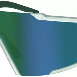 Scott Shield Cykelbrille - Grøn/Hvid/Blå