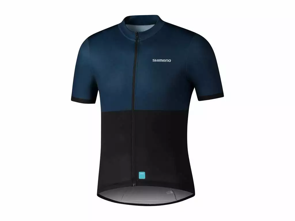 Shimano Element - Cykeltrøje Med Korte ærmer - Navy - Str. L 3 Shimano Element - Cykeltrøje Med Korte ærmer - Navy - Str. L