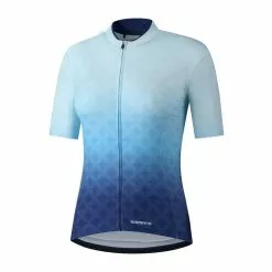 Shimano Sumire - Cykeltrøje Med Korte ærmer - Dame - Blå - Str. S