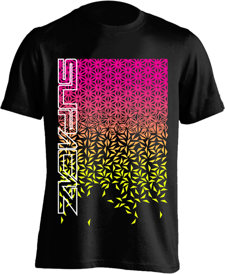 Supacaz T-shirt Star Fade - Sort/Pink/Gul 3 Supacaz T-shirt Star Fade - Sort/Pink/Gul