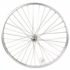 Schürmann 26" Forhjul - Aluminiumsfælg - 21-559 - Quick Release - Sølv