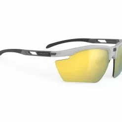 Rudy Project Magnus - Solbrille - Multilaser Gul Linse - Mat Lys Grå