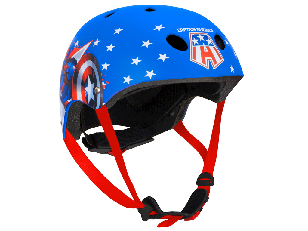 Seven - Avengers Captain America - Cykelhjelm - Blå - Str. 54-58 Cm 3 Seven - Avengers Captain America - Cykelhjelm - Blå - Str. 54-58 Cm