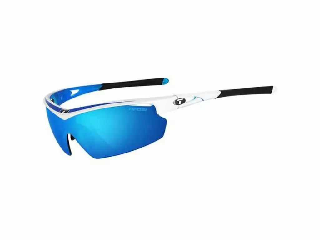 Tifosi Talos Cykelbrille - 3 Linser AC Blå/AC Rød/Clear - Blå/Hvid 3 Tifosi Talos Cykelbrille - 3 Linser AC Blå/AC Rød/Clear - Blå/Hvid
