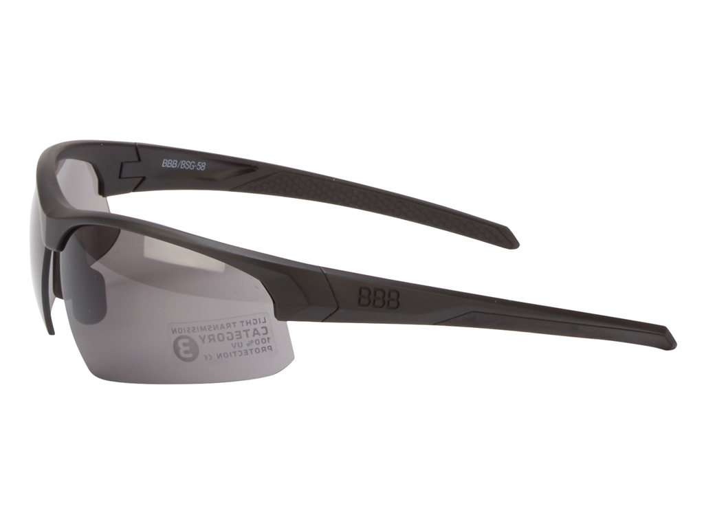 BBB Impress BSG-58 - Løbe- Og Cykelbrille - 3 Sæt Linser - Matsort 3 BBB Impress BSG-58 - Løbe- Og Cykelbrille - 3 Sæt Linser - Matsort