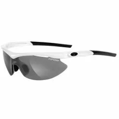 Tifosi Slip Cykelbrille - 3 Linser Smoke/Clear/AC Rød - Hvid/Sort