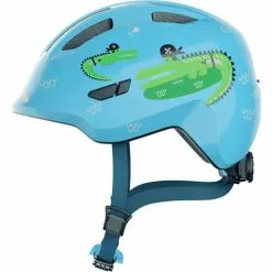 Abus Smiley 3.0 - Cykelhjelm Til Børn - Blue Croco - Str. 45-50 Cm