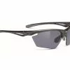 Rudy Project Stratofly - Løbe- Og Cykelbrille - Smoke Linser - Sort/Antracit -Assos Salg Vare 162