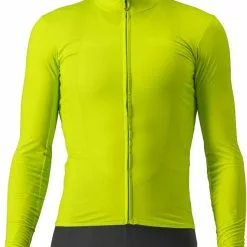Castelli PRO THERMAL MID LS JERSEY Langærmet - Gul