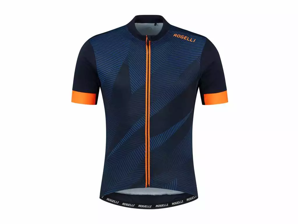Rogelli Dusk - Cykeltrøje - Korte ærmer - Blå/Orange - Str. S 3 Rogelli Dusk - Cykeltrøje - Korte ærmer - Blå/Orange - Str. S