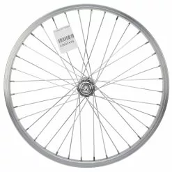 Contec 20" Forhjul - Aluminiumsfælg - 19-405 -2 Mm Eger - Sølv