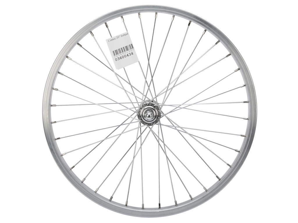 Contec 20" Forhjul - Aluminiumsfælg - 19-405 -2 Mm Eger - Sølv 3 Contec 20" Forhjul - Aluminiumsfælg - 19-405 -2 Mm Eger - Sølv
