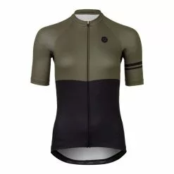 AGU Duo Essential - Cykeltrøje - K/Æ - Dame - Army Grøn/Sort - Str. M