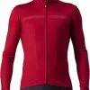 Castelli PRO THERMAL MID LS JERSEY Langærmet - Rød -Assos Salg Vare 2064