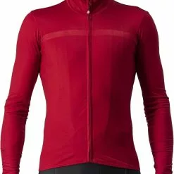 Castelli PRO THERMAL MID LS JERSEY Langærmet - Rød