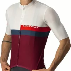 Castelli A BLOCCO JERSEY - Rød/Hvid
