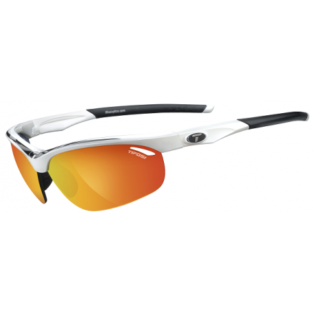 Tifosi Veloce Hvid/sort Cykelbrille Med Rød/rød/klar Linser 3 Tifosi Veloce Hvid/sort Cykelbrille Med Rød/rød/klar Linser