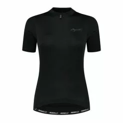 Rogelli Core - Cykelbluse - Dame - Korte ærmer - Sort - Str. 2XL