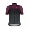 Rogelli Dream - Cykelbluse - Dame - Korte ærmer - Grå/Bordeaux - Str. 2XL