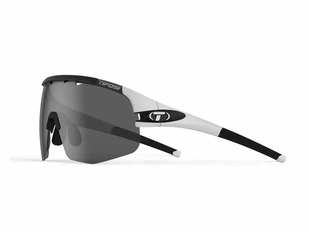 Tifosi Sledge Lite - Cykelbrille - Mat Hvid/Sort - 3 Linser - M-XL 3 Tifosi Sledge Lite - Cykelbrille - Mat Hvid/Sort - 3 Linser - M-XL
