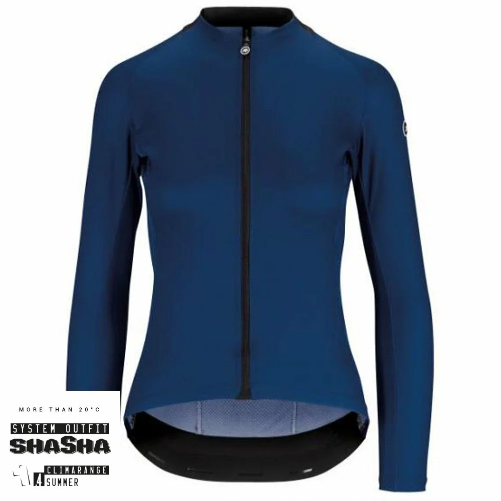 Assos Dame Cykeltrøje UMA GT Long Sleeve Jersey, Blå 3 Assos Dame Cykeltrøje UMA GT Long Sleeve Jersey, Blå